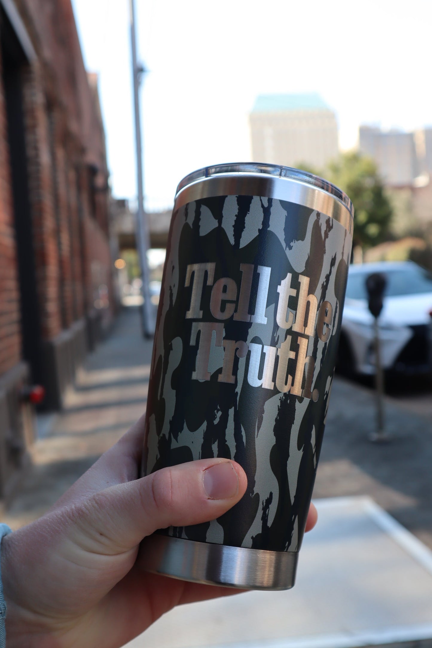 Camo 1819 News Tumbler